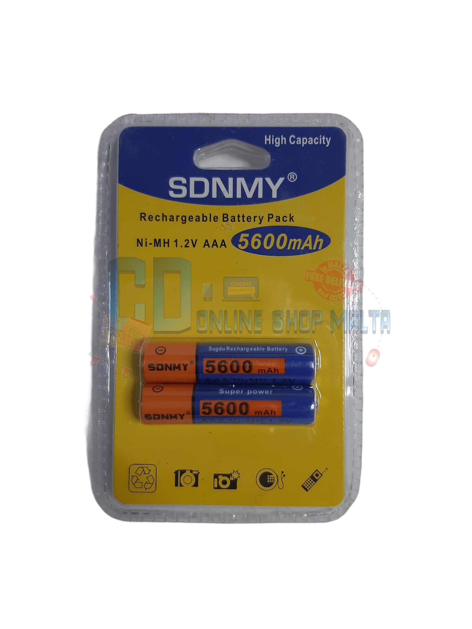 AAA rechargeable batteries CD Online Shop Malta