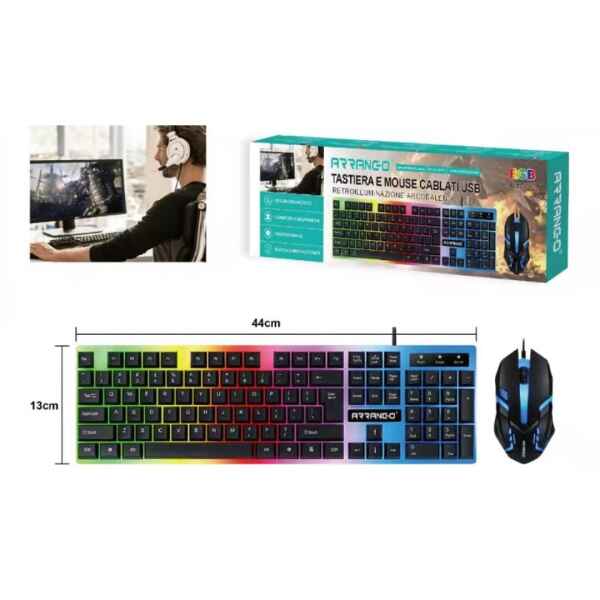 RGB Keyboard and Mouse CD Online Shop Malta