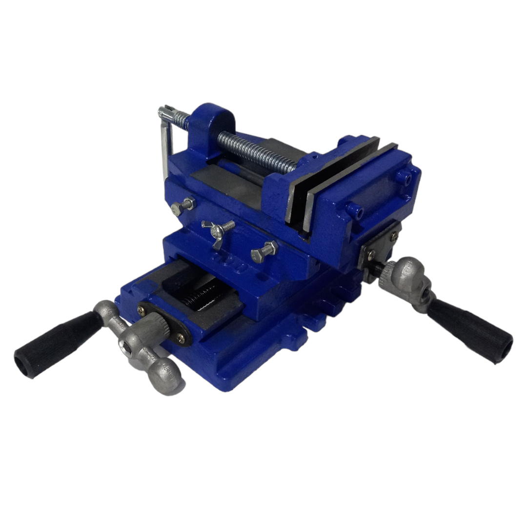 Cross slide vise drill press metal 2 way heavy duty clamp machine CD